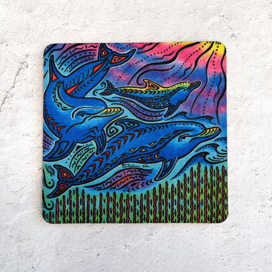 3 Dolphins Coaster