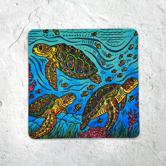 3 Loggerheads Coaster