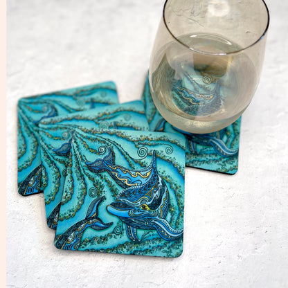 Dolphin Play Coaster