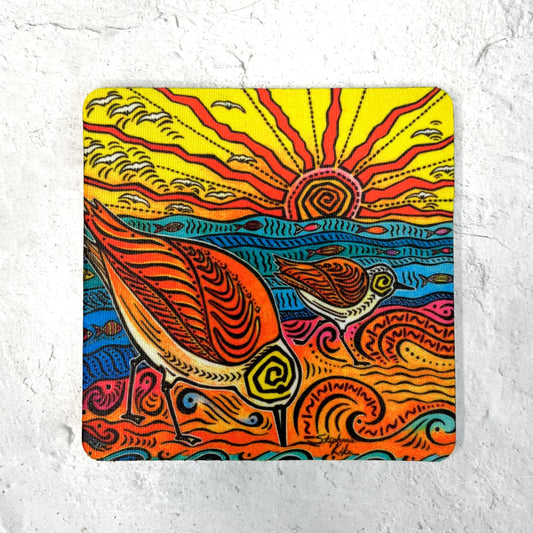 2 Sandpipers Coaster