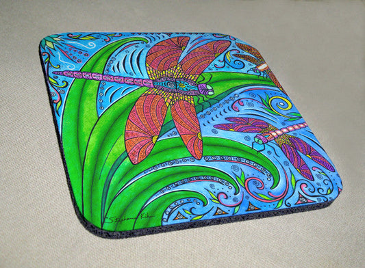 Dancing Dragonflies Coaster